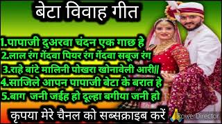 बेटा विवाह गीत‌//पापाजी दूअरवा चंदन एक गाछ हे beta Vivah Geet Beti vivah geet Nilu ke lokgeet