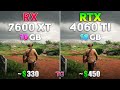 RX 7600 XT 16GB vs RTX 4060 Ti 16GB - Test in 10 Games