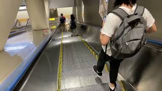 【エスカレーター】東京駅 横須賀線ホーム方面コンコース行きエスカレーター