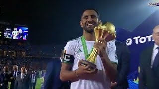 شاهد لحظة رفع الكأس و تتويج منتخب الجزائر بكأس أمم أفريقيا 2019 وكل ماحدث بعد المباراة