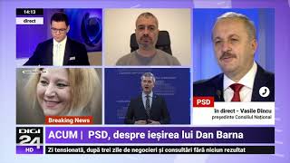 Reacția PSD la blocajul negocierilor. Vasile Dîncu: Așteptăm să vedem cum eșuează negocierile