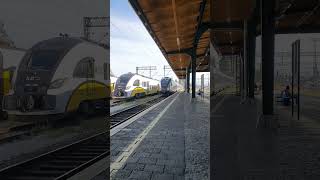 Wjazd duetu Edyt do Legnicy #railway #train #pkp #kolej #pkpintercity #pociąg #ed74 #legnica #edyta