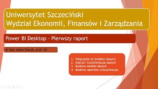 Power BI - Pierwszy raport