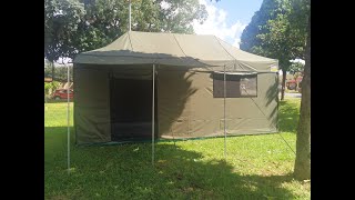 Montagem Tenda Sanfonada Camping