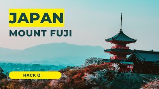 Japan Mount Fuji View In 4k 8K || Japanese Relax Song || 2 Min Relaxing Music Japan ||  By Hack Q