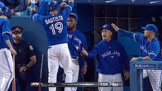 BOS@TOR: Bautista's homer brings Blue Jays within one