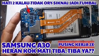 solusi samsung a30 mati tiba-tiba.