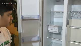 Voltas - Beko 640 L Frost Free Side by Side Refrigerator unboxing ! A Tata Product