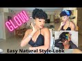 Natural Hair inspired TUTORIAL | Beauty Routine | COLLAB GRWM VIDEO| CHARNICE CHARMANT