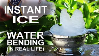 Instant Ice - Waterbending In Real Life!