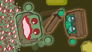 Starve.io - NEW SUPER ZOMBIE + NEW WOODEN SWORD \u0026 HELMET