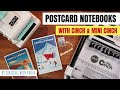 Postcard Notebook with the Cinch and mini Cinch