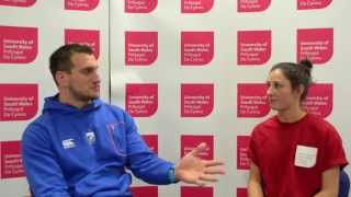 Wales rugby captain Sam Warburton talks to USW Sport