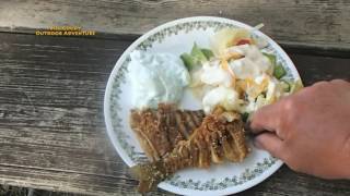 Catching and Cooking Bluegill - Bream At Meramac Campground