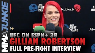 Gillian Robertson wants all-time UFC submission record | UFC on ESPN+ 38 pre-fight interview