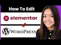 How to Edit Navigation Bar in WordPress Elementor 2026 (Step By Step)
