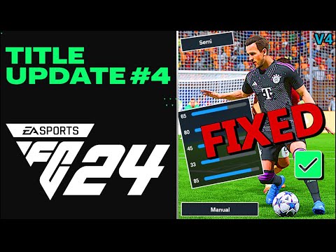 How To Make EAFC 24 Realistic - FC 24 Title Update 4 REALISM Sliders, Settings & Gameplay