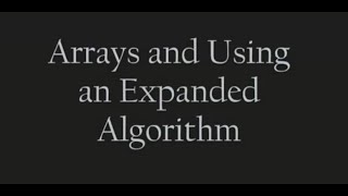 08-02: Arrays And Using Expanded Algorithm | 4th Grade | SS Multimedia