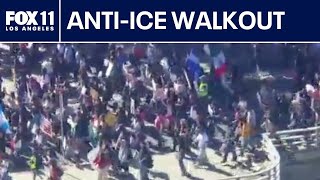 LA students protest ICE