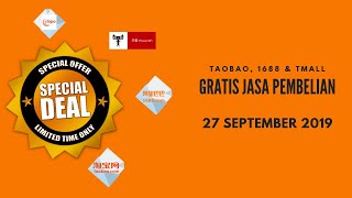 PROMO GRATIS JASA PEMBELIAN - 27 SEPTEMBER 2019 - CHIPO INDONESIA