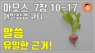 [매일성경큐티] 12월 13일 (금) 아모스 7장 10-17 \