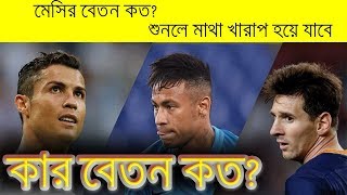 Messi Salary 2017 / মেসির বেতন কত?