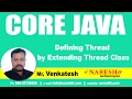 Defining Thread by Implementing Runnable Interface | Core Java Tutorial  | Mr. Venkatesh