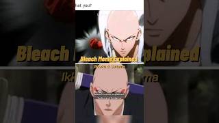 Bleach Meme Explained | Ikkaku and Saitama #anime #bleach #shorts #tybw