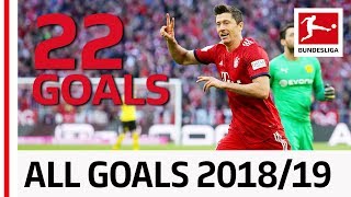 All Goals Robert Lewandowski 2018/19
