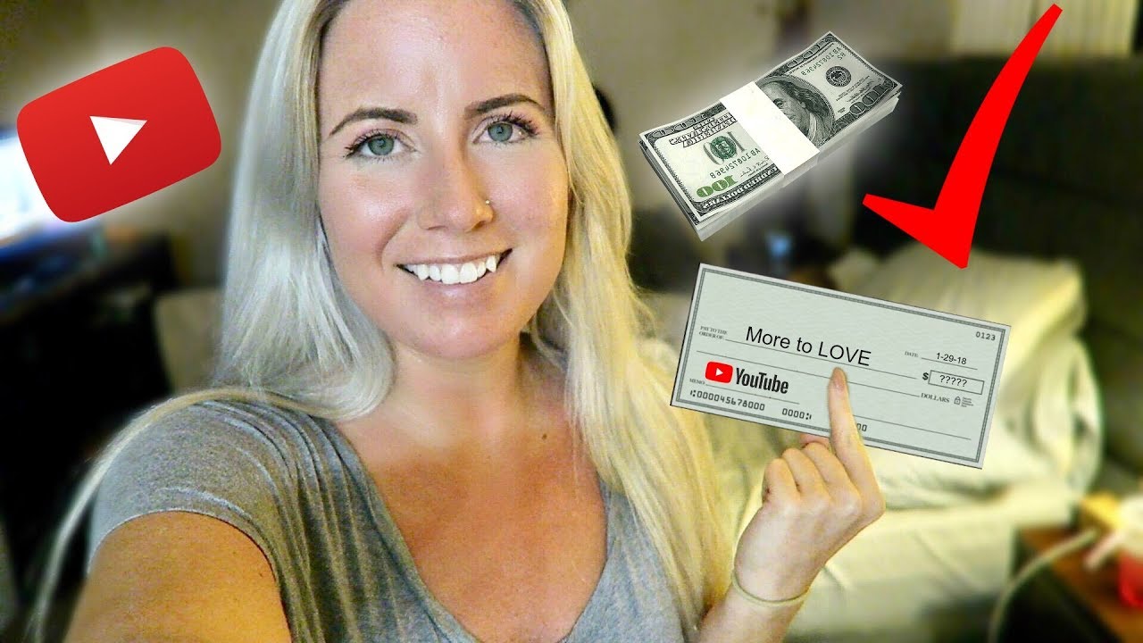 First Youtube Paycheck Youtube
