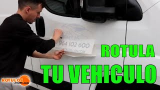 COMO ROTULAR UNA FURGONETA, rotular un vehiculo ✅