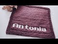 HOW TO PERSONALIZED A BLANKET WITH THE DUPLICATE STITCH | CJ Design by Danii's Ways