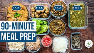 90-Minute Meal Prep for $35 🤑 (for two!)