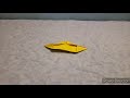 origami stop motion animation boat