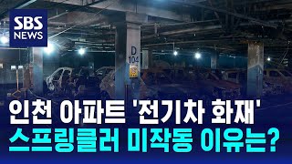 '전기차 화재' 스프링클러 미작동 이유는…핵심 밸브 '임의 조작' / SBS