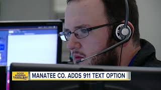 Manatee County offers text to 911 service