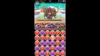 パズドラ 【ビックリマン コラボ】地獄級 ソニア＆呂布P編成 ノーコン