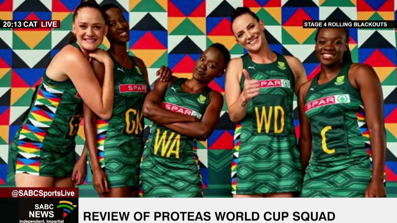 Netball World Cup I Review Of South Africa's Netball Squad - YouTube