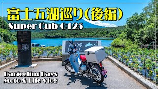 スーパーカブC125 ｜富士五湖巡り【後編】西湖、河口湖　【モトブログ＃30】