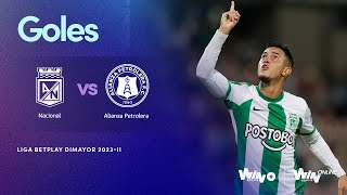 Nacional vs. Alianza Petrolera (goles) | Liga BetPlay Dimayor 2023- 2 | Fecha 19