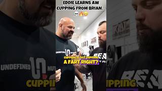 Brian Shaw Coaches Eddie Hall on Armwrestling Cupping!😁#armwrestling #cupping #brianshaw #eddiehall