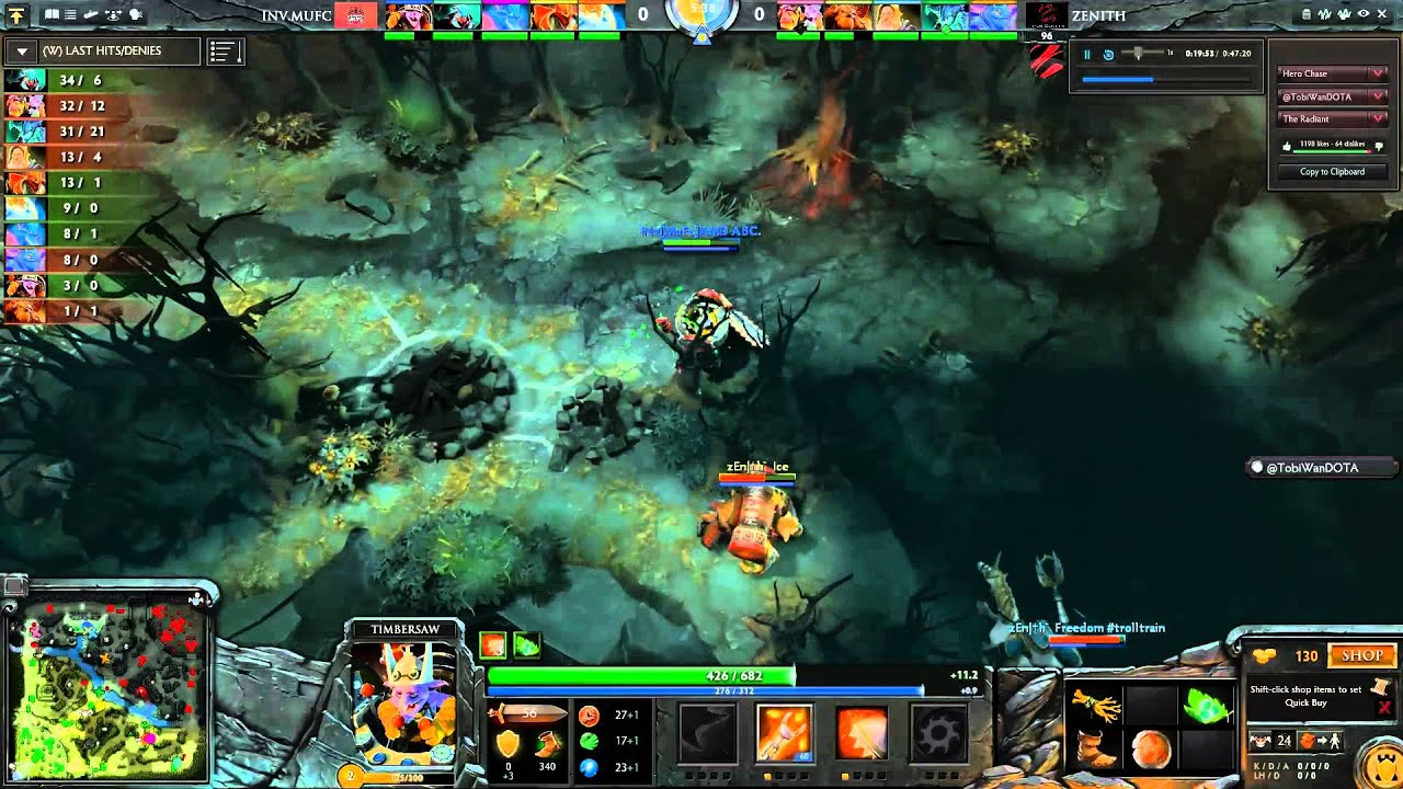 Dota 2 - The International 2013 - The Most EPIC First Blood Ever - YouTube