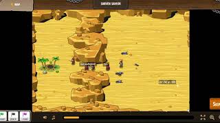 Sarven Savior CodeCombat. Python