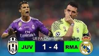 Real Madrid vs Juventus 4-1 UCL Final 2017 HD