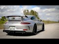 porsche 991.2 gt3 launch control with sharkwerks exhaust