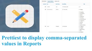 Oracle APEX- Transform Comma Seperated Strings into Lists
