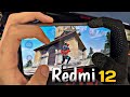 Redmi 12 handcam free fire test📲 {SETTING + DPI + HUD + SENSITIVITY}