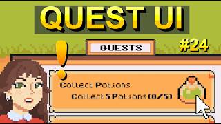 Create a Quest Log with Scroll View & Reactive Layout - Top Down Unity 2D #24