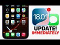 iOS 18.0.1 - UPDATE IMMEDIATELY!