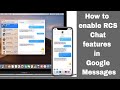 How to enable RCS Chat features in Google Messages